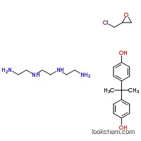 Molecular Structure of 38294-69-8 (Phenol, 4,4-(1-methylethylidene)bis-, polymer with N,N-bis(2-aminoethyl)-1,2-ethanediamine and (chloromethyl)oxirane)